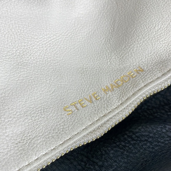 Steve Madden Faux Leather Back and Cream Backpack - Picture 2 of 13